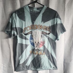 Foreigner Graphic Men's Tee - Black and Gray